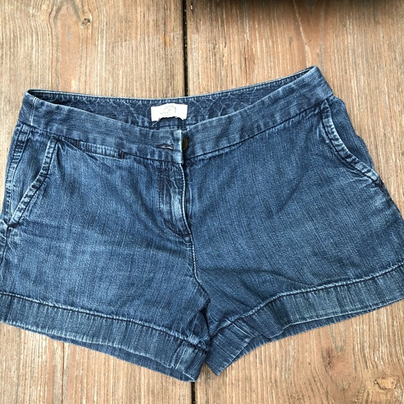loft jean shorts